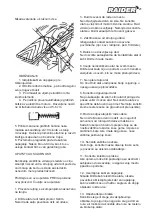 Предварительный просмотр 21 страницы Raider RD-CS25 User Manual