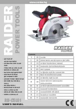Raider RD-CSL01 Original Instruction Manual preview
