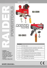 Preview for 1 page of Raider RD-EH04 User Manual