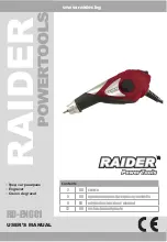 Preview for 1 page of Raider RD-ENG01 User Manual