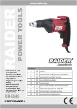 Предварительный просмотр 1 страницы Raider RD-ES46 User Manual