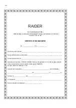 Preview for 28 page of Raider RD-HB02 Original Instruction Manual