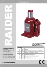 Preview for 1 page of Raider RD-HB20L User Manual