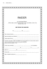 Preview for 64 page of Raider RD-KMD01J User Manual