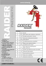 Preview for 1 page of Raider RD-PUSG13 User Manual