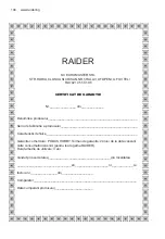 Preview for 104 page of Raider RD-T08 User Manual