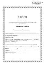 Предварительный просмотр 145 страницы Raider RD-T10 User Manual