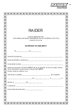 Preview for 65 page of Raider RD-WL03 User Manual