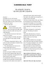 Предварительный просмотр 19 страницы Raider RD - WP10 Instruction Manual