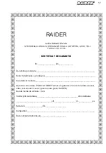 Preview for 57 page of Raider RD-WP1200S Original Instruction Manual