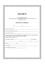 Preview for 69 page of Raider RD-WP38 User Manual