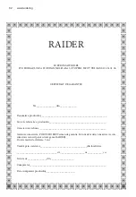 Предварительный просмотр 62 страницы Raider RDI-ID39 User Manual