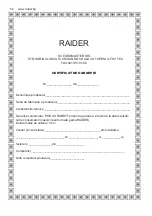 Предварительный просмотр 52 страницы Raider RDP-ID27 User Manual