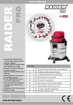 Preview for 1 page of Raider RDP-SDWC20 User Manual