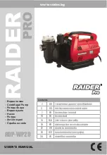 Предварительный просмотр 1 страницы Raider RDP-WP29 User Manual