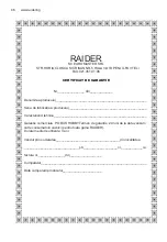 Предварительный просмотр 46 страницы Raider RDP-WP29 User Manual