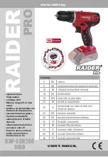 Raider Solo RDP-SCD20S User Manual preview