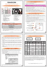 Предварительный просмотр 2 страницы Raidon iR2623 Quick Installation Manual