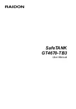 Raidon SafeTANK GT4670-TB3 User Manual preview