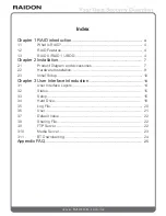 Preview for 3 page of Raidon SL3650-LB2 SafeTANK User Manual