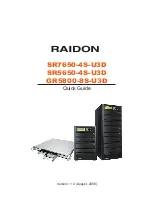 Raidon SR7650-4S-U3D Quick Manual preview