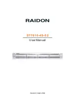 Предварительный просмотр 1 страницы Raidon ST7610 User Manual