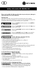 Preview for 3 page of RaidSonic Technology Icy Box IB-1824ML-C31 Manual