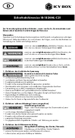 Preview for 5 page of RaidSonic Technology Icy Box IB-1824ML-C31 Manual