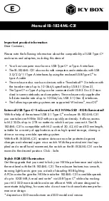 Preview for 7 page of RaidSonic Technology Icy Box IB-1824ML-C31 Manual