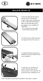 Preview for 11 page of RaidSonic Technology Icy Box IB-1824ML-C31 Manual