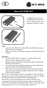 Preview for 10 page of RaidSonic Technology Icy Box IB-1916M-C32 Manual