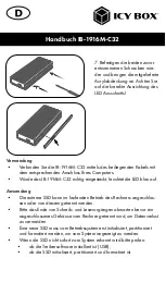 Preview for 15 page of RaidSonic Technology Icy Box IB-1916M-C32 Manual