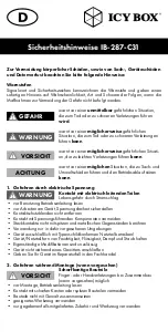 Preview for 2 page of RaidSonic Technology Icy Box IB-287-C31 User Manual