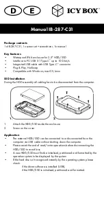 Preview for 6 page of RaidSonic Technology Icy Box IB-287-C31 User Manual