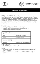 Preview for 8 page of RaidSonic Technology ICY BOX IB-AA534-C Quick Installation Manual