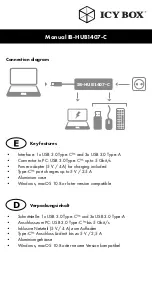 Preview for 7 page of RaidSonic Technology ICY BOX IB-HUB1407-C Manual