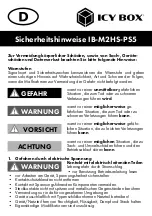 Preview for 5 page of RaidSonic Technology ICY BOX IB-M2HS-PS5 Manual