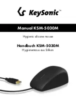 RaidSonic Technology KeySonic KSM-5030M Manual preview