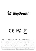 Предварительный просмотр 12 страницы RaidSonic Technology KeySonic KSM-5030M Manual