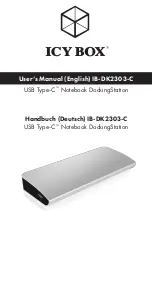 Предварительный просмотр 1 страницы RaidSonic IB-DK2303-C User Manual