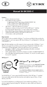 Предварительный просмотр 8 страницы RaidSonic IB-DK2303-C User Manual