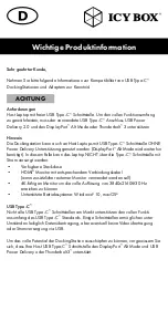 Preview for 2 page of RaidSonic Icy Box IB-DK2301-C Manual