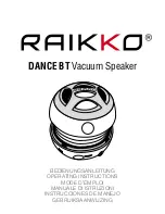 Preview for 1 page of Raikko DANCE BT Operating Instructions Manual