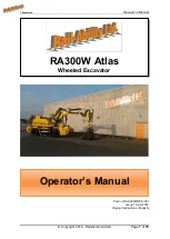 Rail-Ability RA300W Atlas Operator'S Manual preview