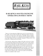 Rail King 0-8-0 Steam Engine Operating Instructions Manual preview