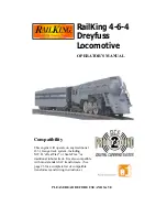 Rail King 4-6-4 Dreyfuss Locomotive Operator'S Manual preview