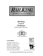 Rail King 4-6-6-4 Challenger Operator'S Manual preview