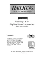 Preview for 1 page of Rail King 4-8-8-4 Operator'S Manual