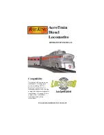 Rail King AeroTrain Diesel Locomotive Operator'S Manual preview