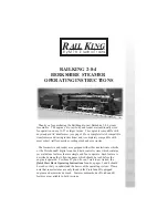 Rail King Berkshire 2-8-4 Operating Instructions Manual preview